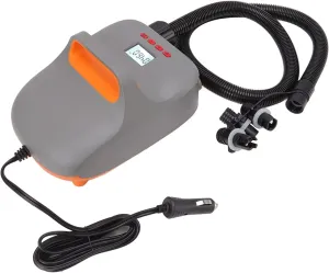 20PSI High Pressure Air Pump, 12V DC Portable Rechargeable SUP Electric Air Pump with Inflation and Deflation Function & with 3 Nozzles for Inflatable Stand Up Paddle Boards, Kayaks, Boats