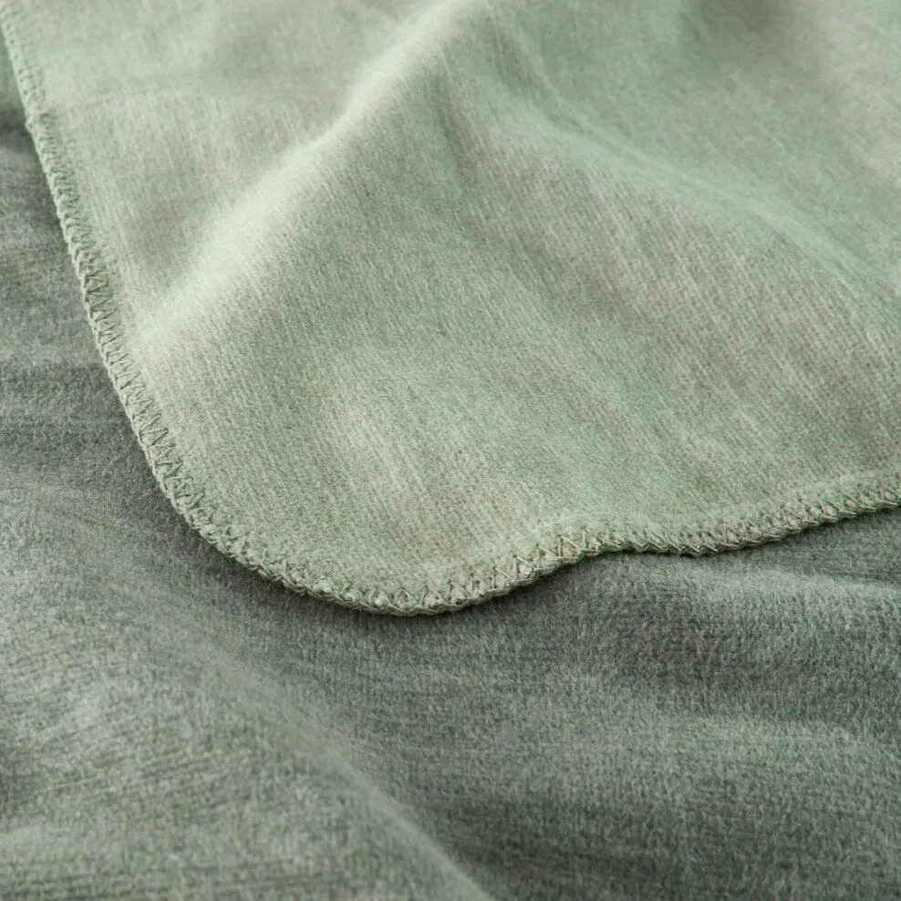 Alta Blanket in Basil by Peacock Alley