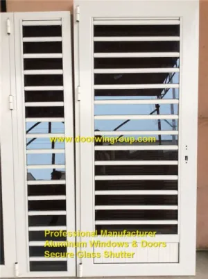 Aluminum Glass Shutter Window with Mosquito Nets - China Aluminum Glass Shutter, Shutter Window