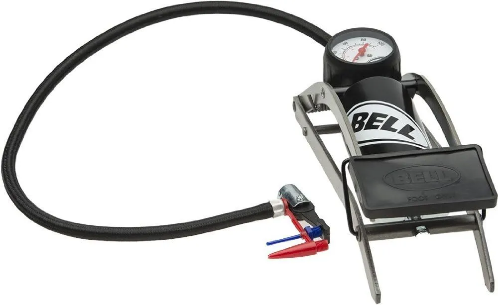 BELL Air Stomper Foot Pump with Gauge