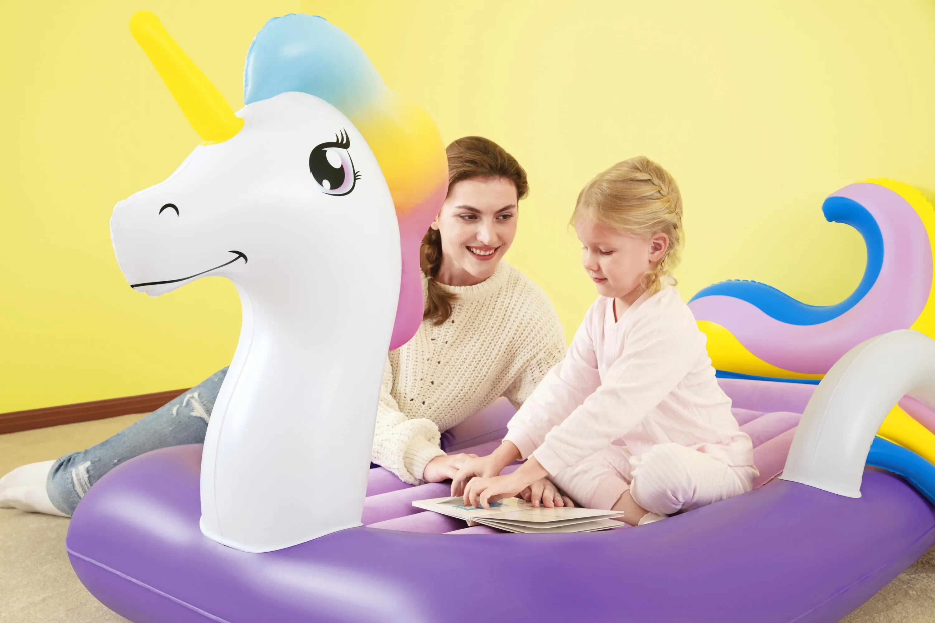 Bestway DreamChaser Airbed - Unicorn (77" x 41" x 33"/1.96m x 1.04m x 84cm)