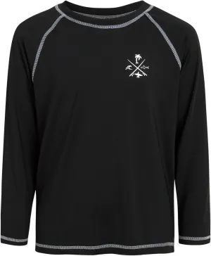 Boys Swim Shirt - Quicky Dry Sun Protection Long Sleeve Rash Guard for Boys Youth Kids Swimwear (Sizes: 5-18)