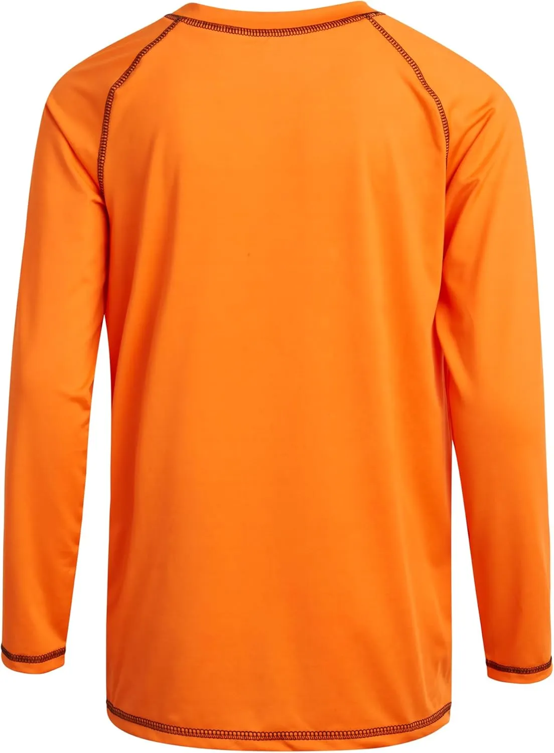 Boys Swim Shirt - Quicky Dry Sun Protection Long Sleeve Rash Guard for Boys Youth Kids Swimwear (Sizes: 5-18)