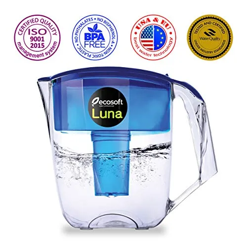 ECOSOFT LUNA 3.5L Water Pitcher WITH Filter