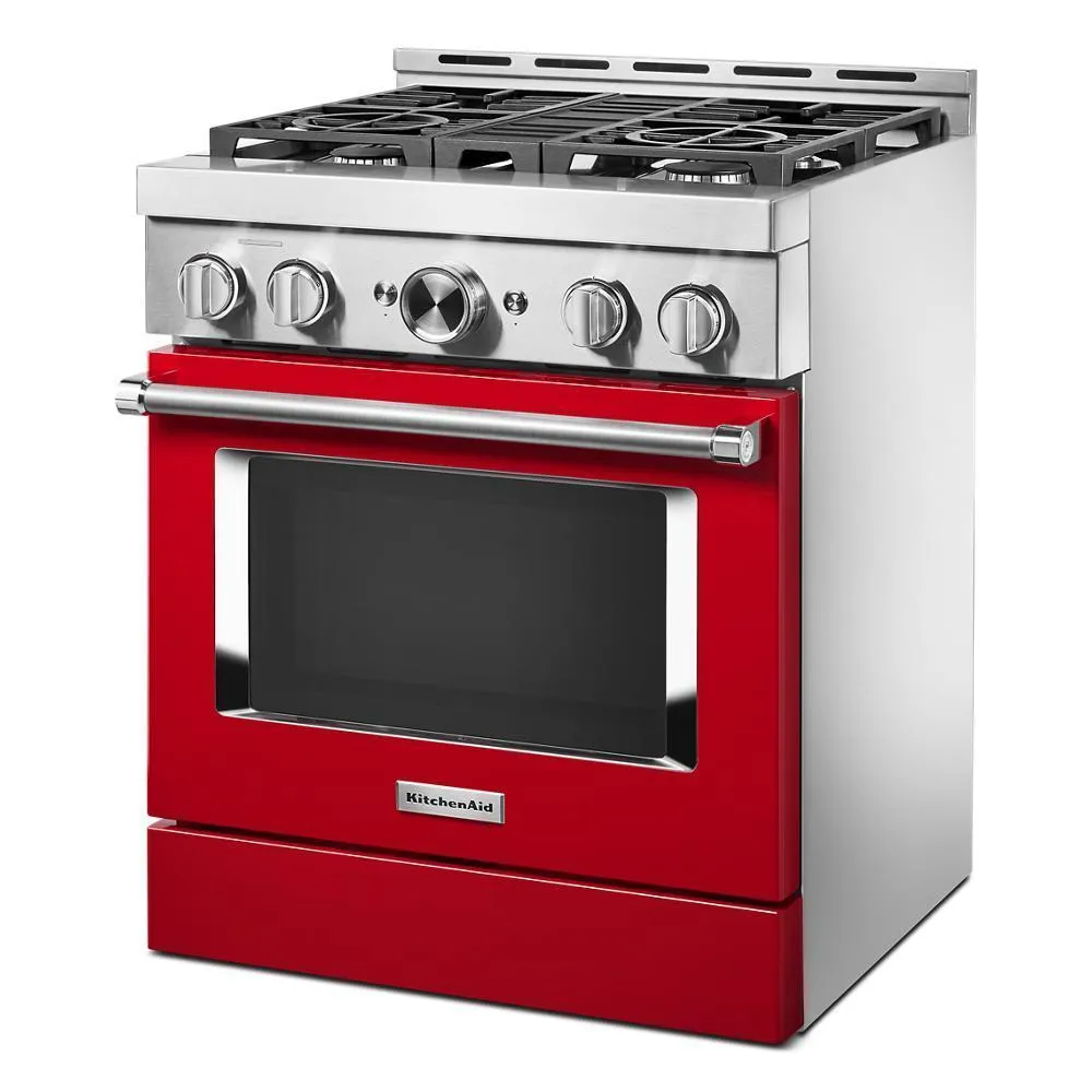KFGC500JPA KitchenAid® 30'' Smart Commercial-Style Gas Range with 4 Burners