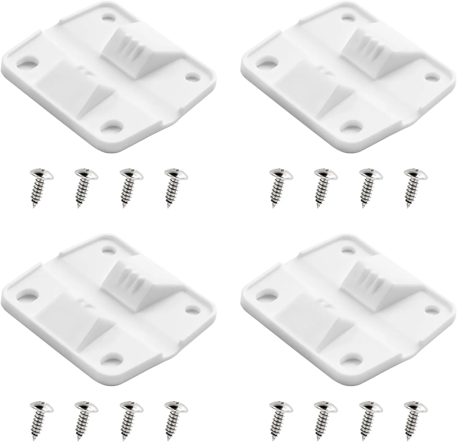 Replacement Cooler Hinges for Coleman Camping Accessories and Ice Chest, Cooler Hinges Kit for Rubbermaid Parts - 4 Pack