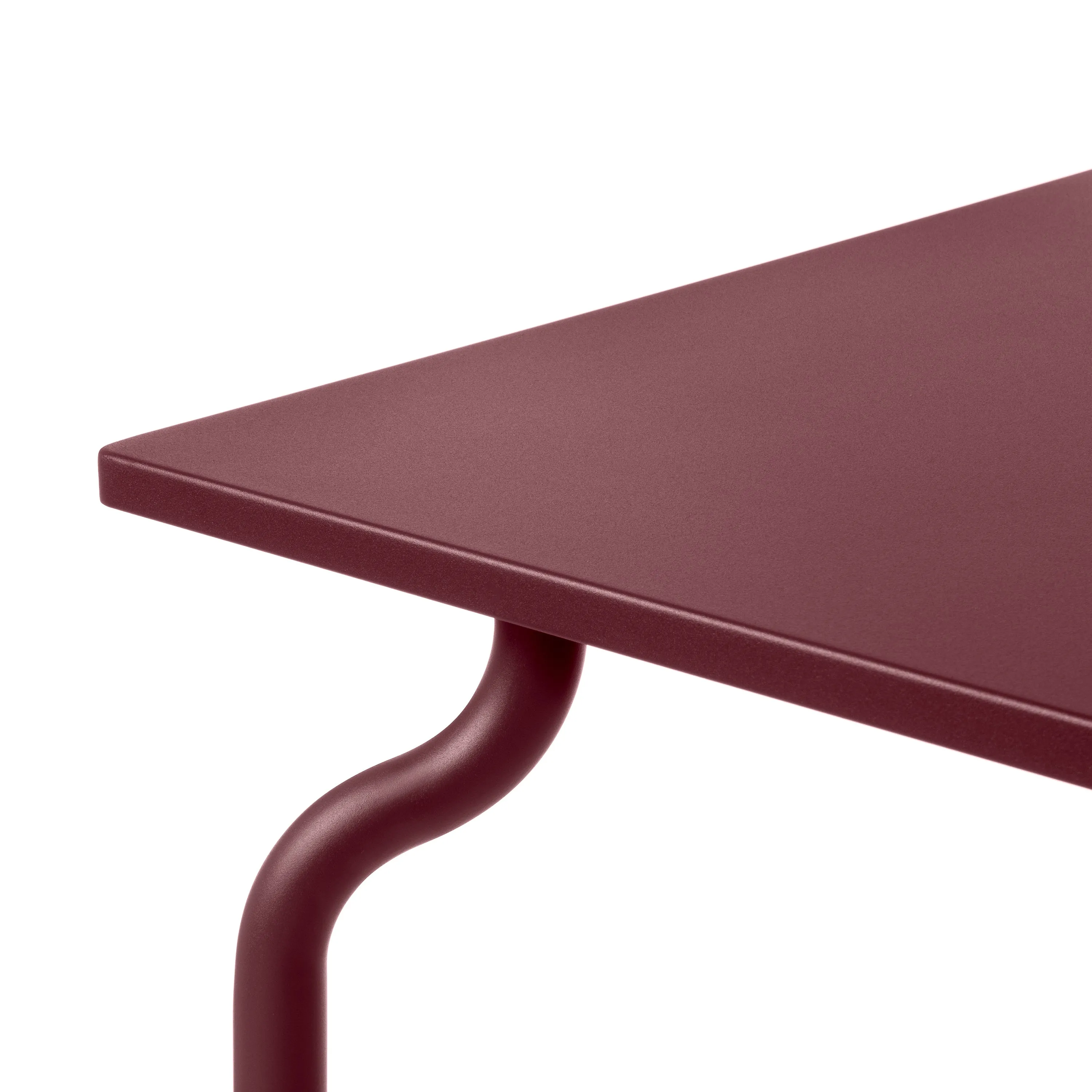 South Outdoor Rectangular Steel Dining Table