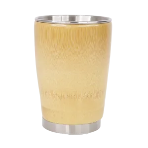 Stainless Steel & Bamboo Cup