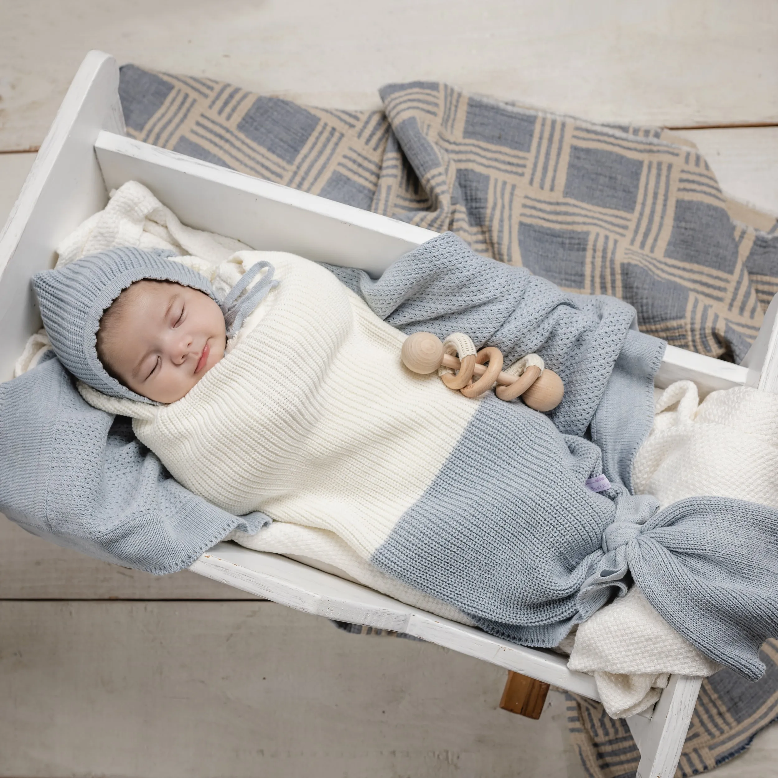 Two Toned Cocoon Set ~ Blue