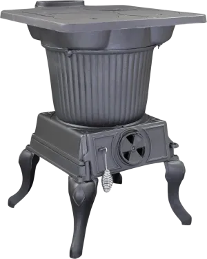 US Stove SR57E Rancher Cast Iron Coal Stove 1,000 sq. ft. 60,000 BTU New
