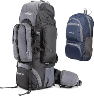 Walker 65 Litre Internal Frame Rucksack with 20 Litre Foldable Pack