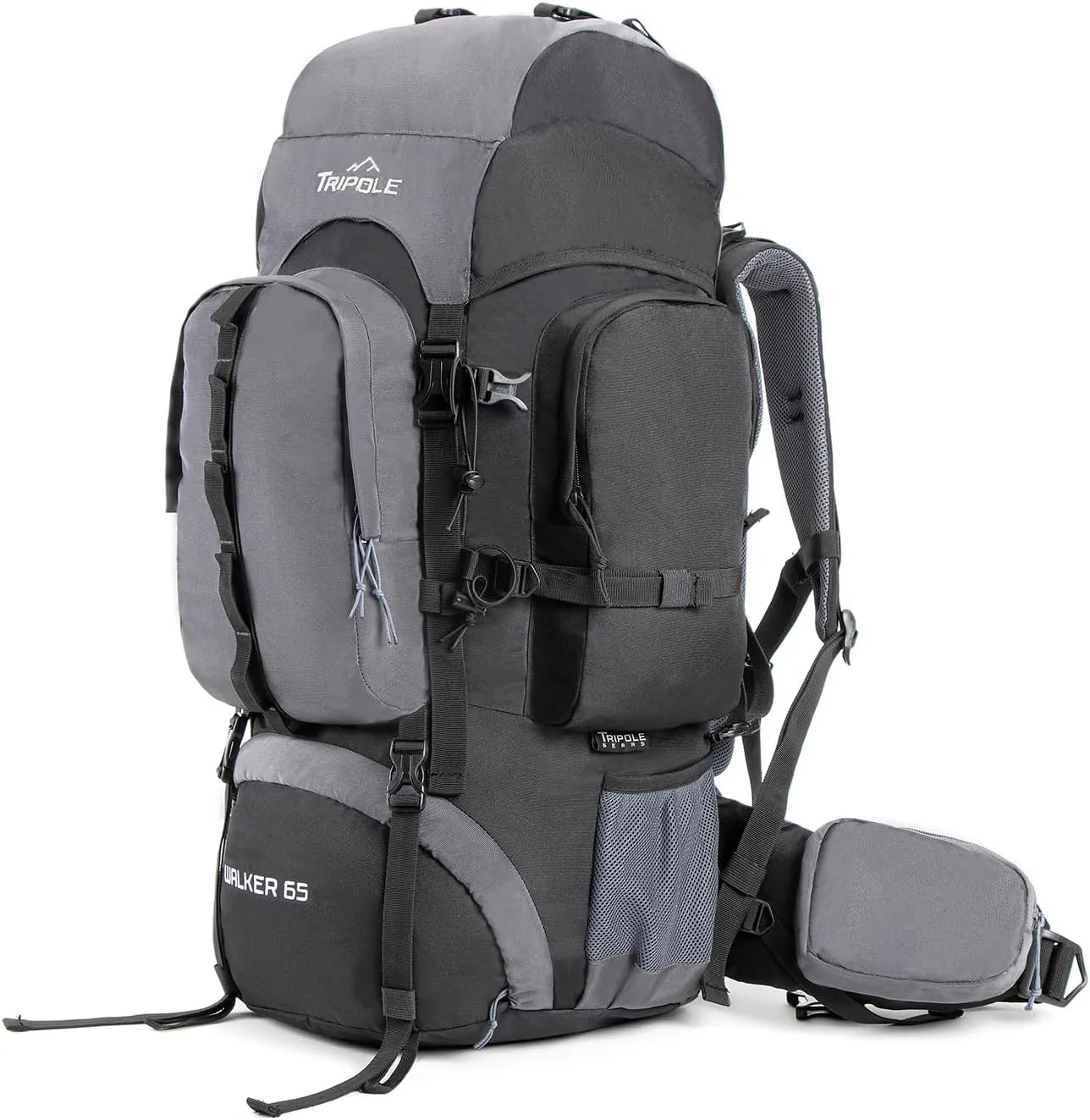Walker 65 Litre Internal Frame Rucksack with 20 Litre Foldable Pack