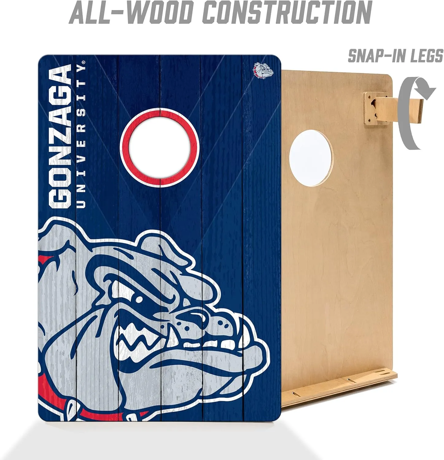 YouTheFan NCAA 2 x 3 Wood Cornhole Game with Logo Bags